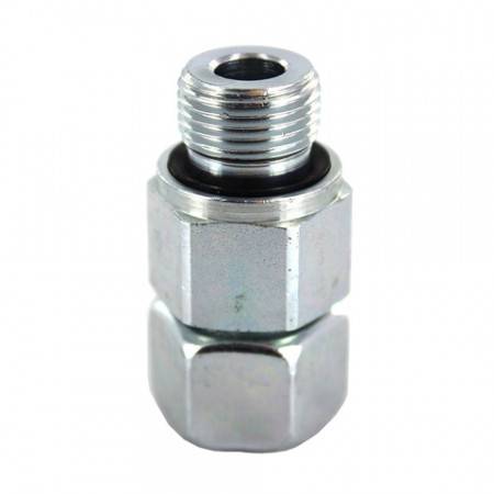 Union mâle orientable DIN 1/4'' Gaz pour tube de 8 mm (500 bar)