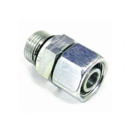 Male swivel union DIN 1/4'' Gas for 8 mm tube (500 bar)