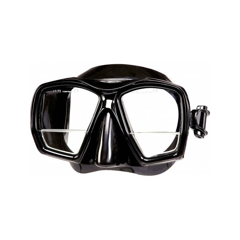 Masque de plongée avec vision de près intégrée +1.75 dioptries