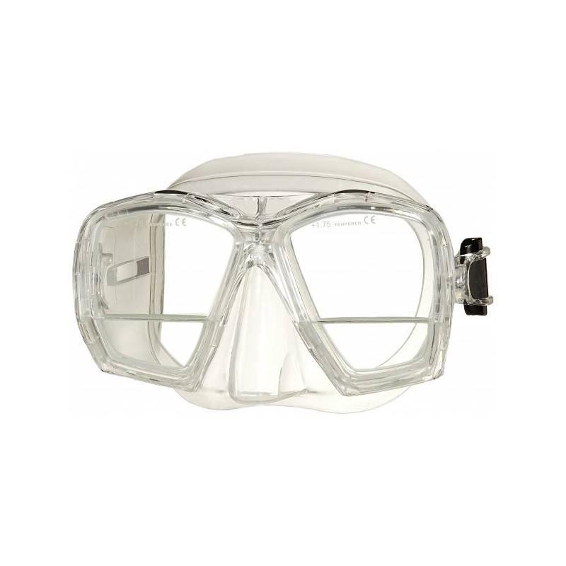 Masque de plongée avec vision de près intégrée +1.75 dioptries Masque de plongée avec vision de près intégrée +1.75 dioptries