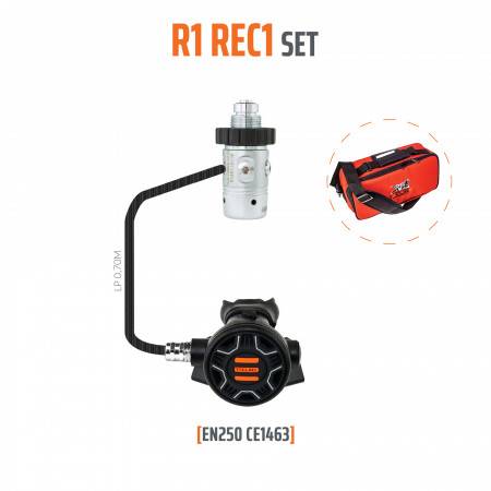 Diving regulator R1 REC1 DIN 300bar TECLINE