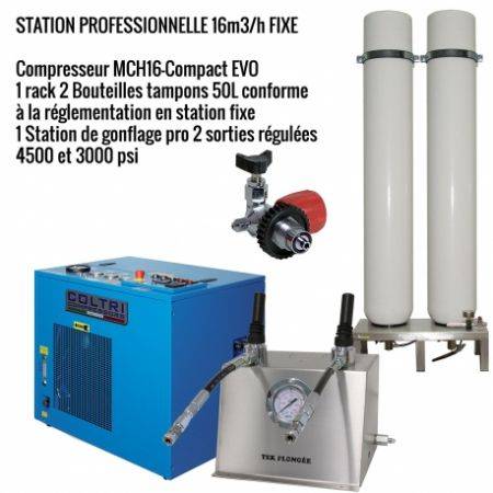 Pack MCH16-ET fixe électrique- 2x50L - 2 sorties