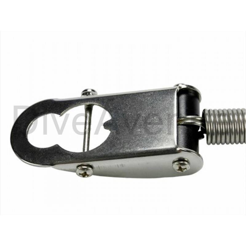 Scuba Diving Spring Fin Strap with Stainless Steel Integrated Buckle 