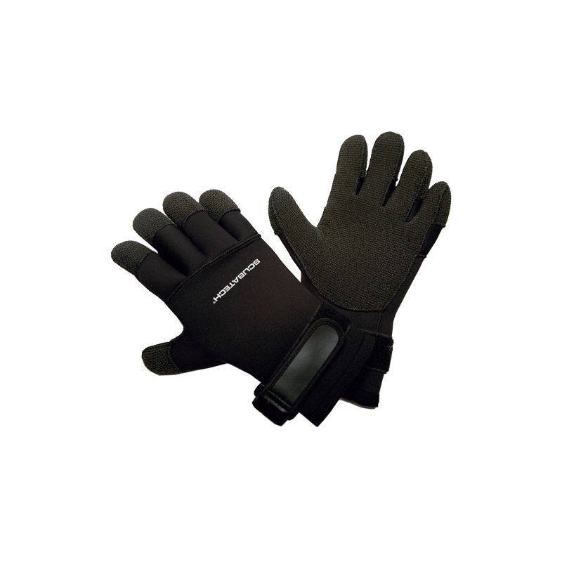 Scuba neoprene gloves 5mm with Kevlar TECLINE - DIVEAVENUE