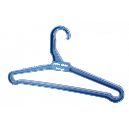 Brand new Flexible Wetsuit dress garment Hanger Arms stainless steel BLUE 