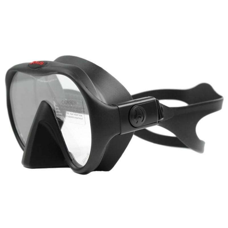 Hollis M-1 Frameless Scuba Diving Mask – Crystal Clear Lens, Low Volume, 100% Silicone Skirt