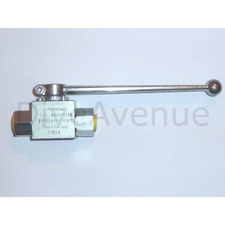 High pressure 1/4 turn valve 500bar service pressure