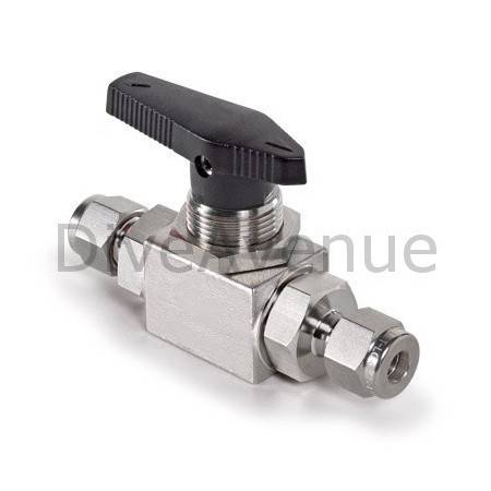 Stainless steel 1/4 turn high pressure valve - max pressure 410bar