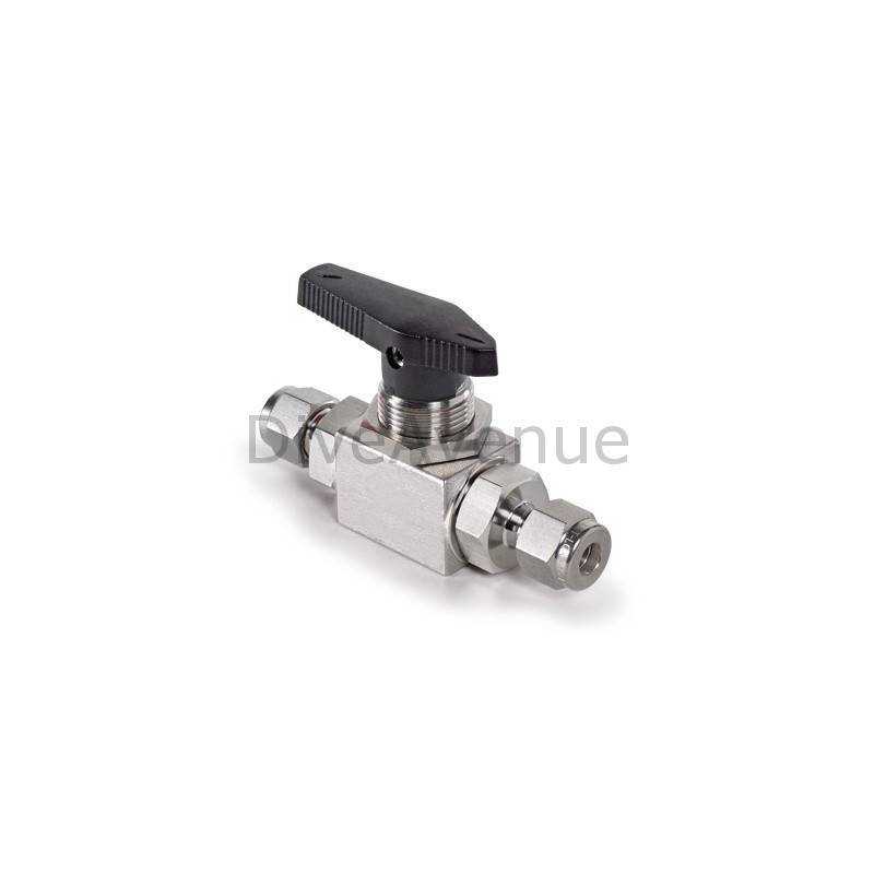Vanne HP 1/4 de tour en inox - pression max 410bars Vanne HP 1/4 de tour en inox - pression max 410bars