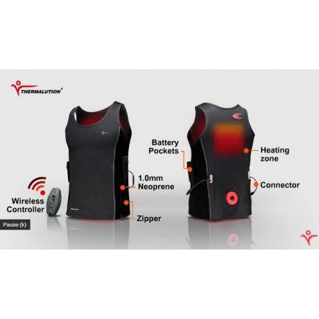 THERMALUTION YELLOW GRADE 2.0 diving heating vest