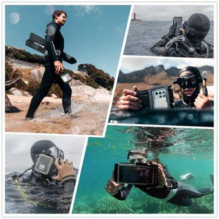 DIVEVOLK SeaTouch 4 MAX dive housing for smartphone