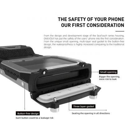 DIVEVOLK SeaTouch 4 MAX dive housing for smartphone