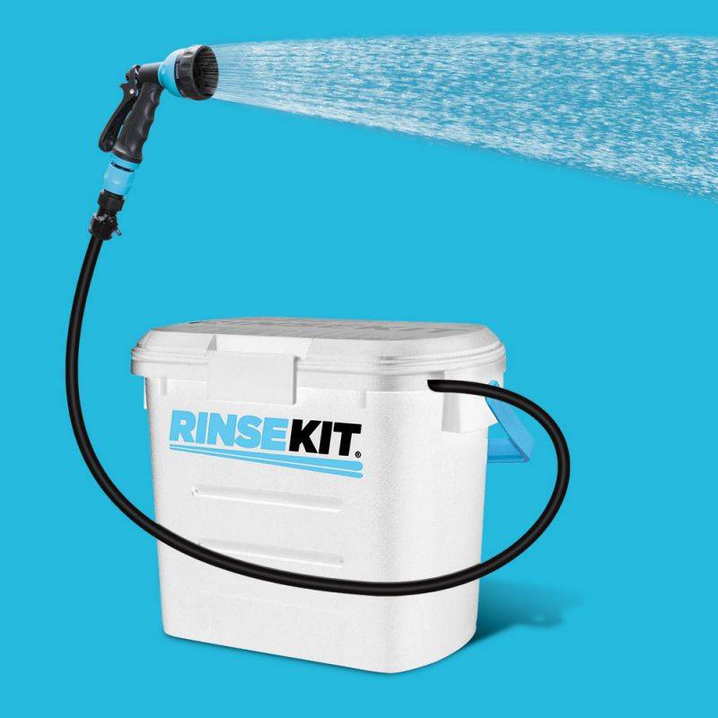 RINSEKIT pressurized and portable shower
