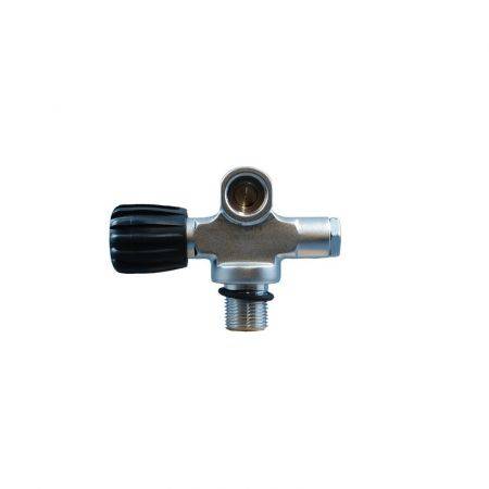 Sidemount valve DIN 232bar AIR M25x2 left hand wheel