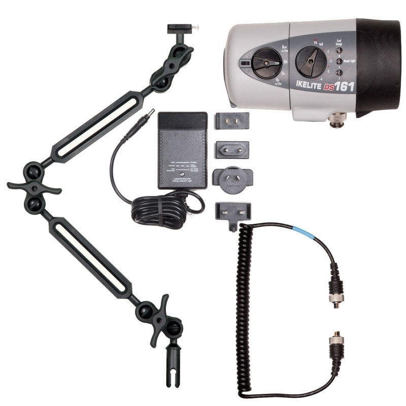Flash pack IKELITE DS161 Ni-MH arm Alu + cord + charger Flash pack IKELITE DS161 Ni-MH arm Alu + cord + charger