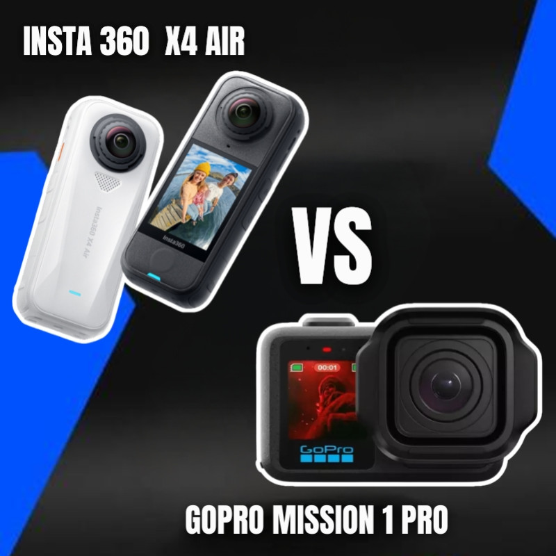 GoPro Mission 1 Pro vs Insta 360 X4 Air